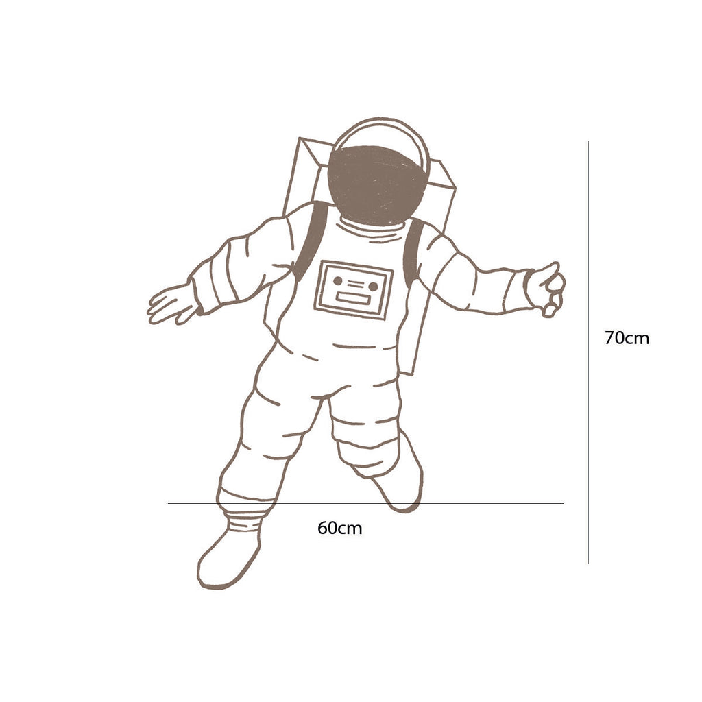 Astronaut, Wall Decals close up