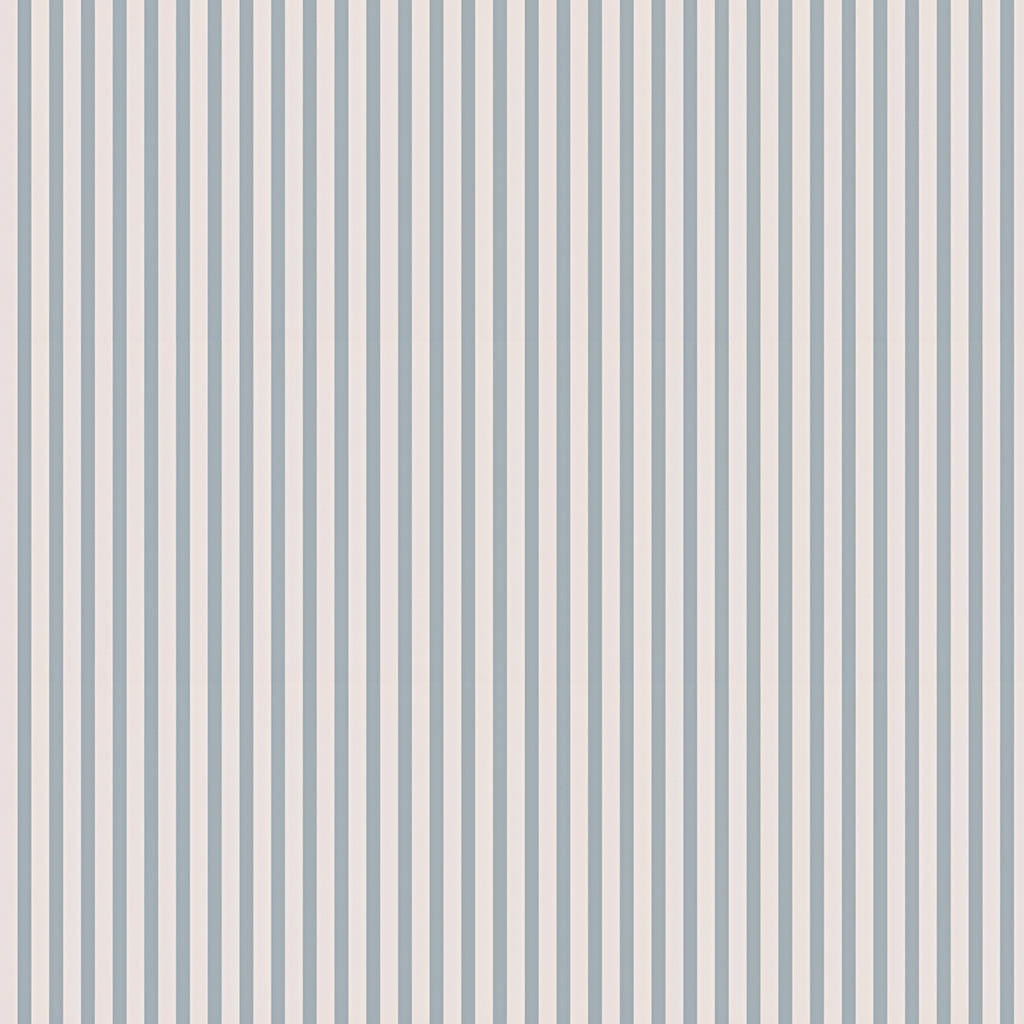 Delicate Stripes, Pattern Wallpaper in Grey Blue close up