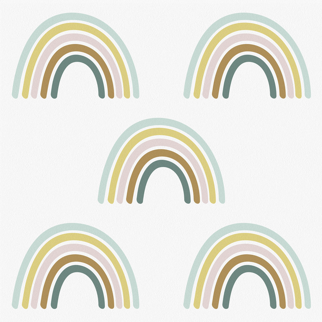Rainbow, Wall Decals in Spring Close Up