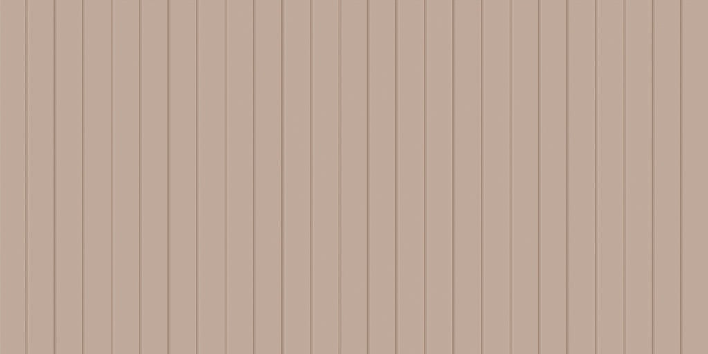 Shiplap, Vertical Striped Wallpaper in Nude close up