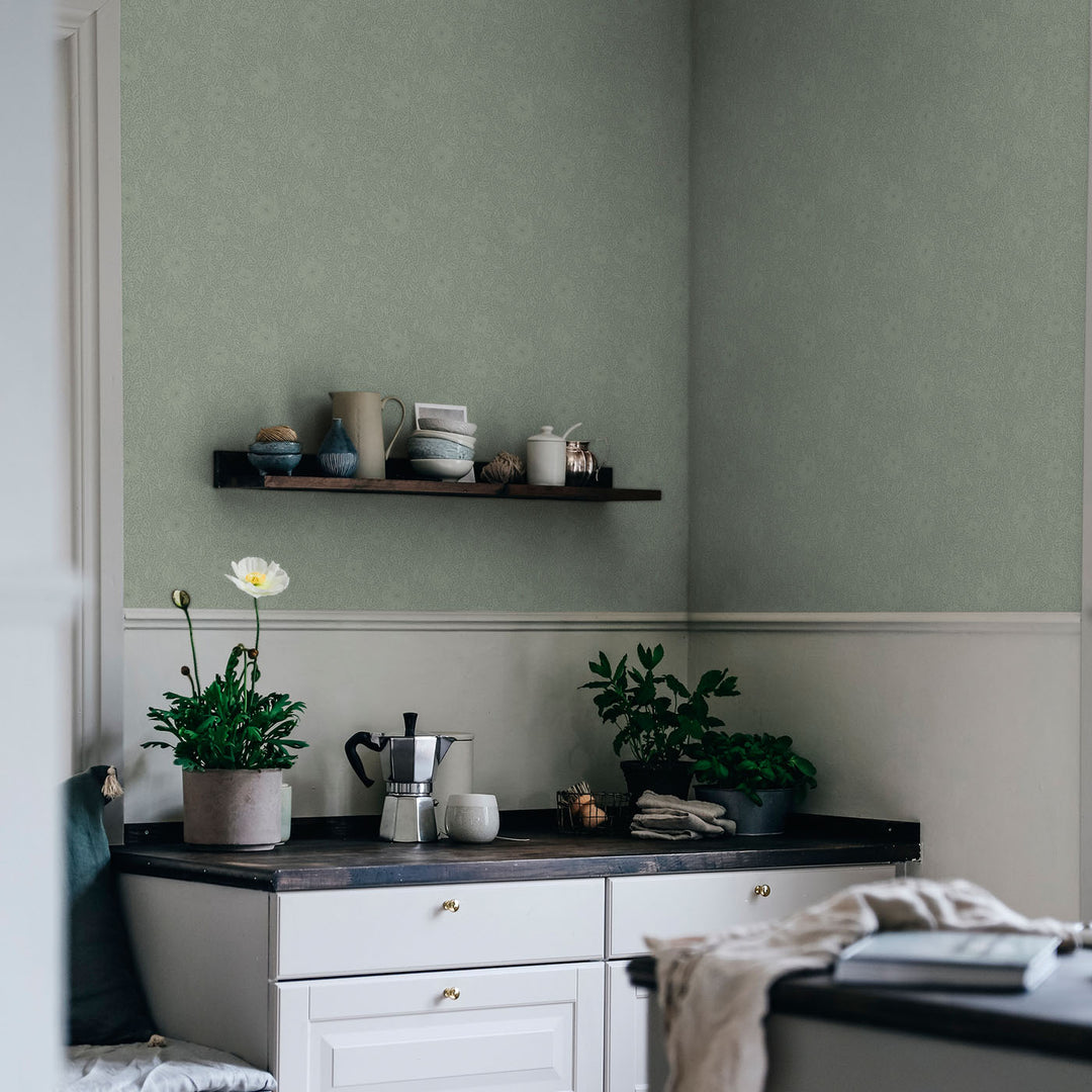 Anton Wallpaper in Kitchen