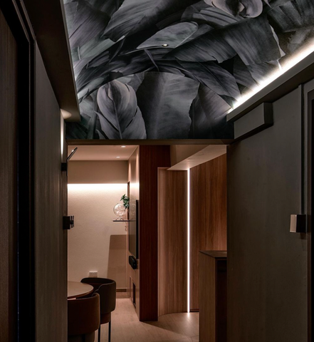creative wallpaper ideas for ceiling