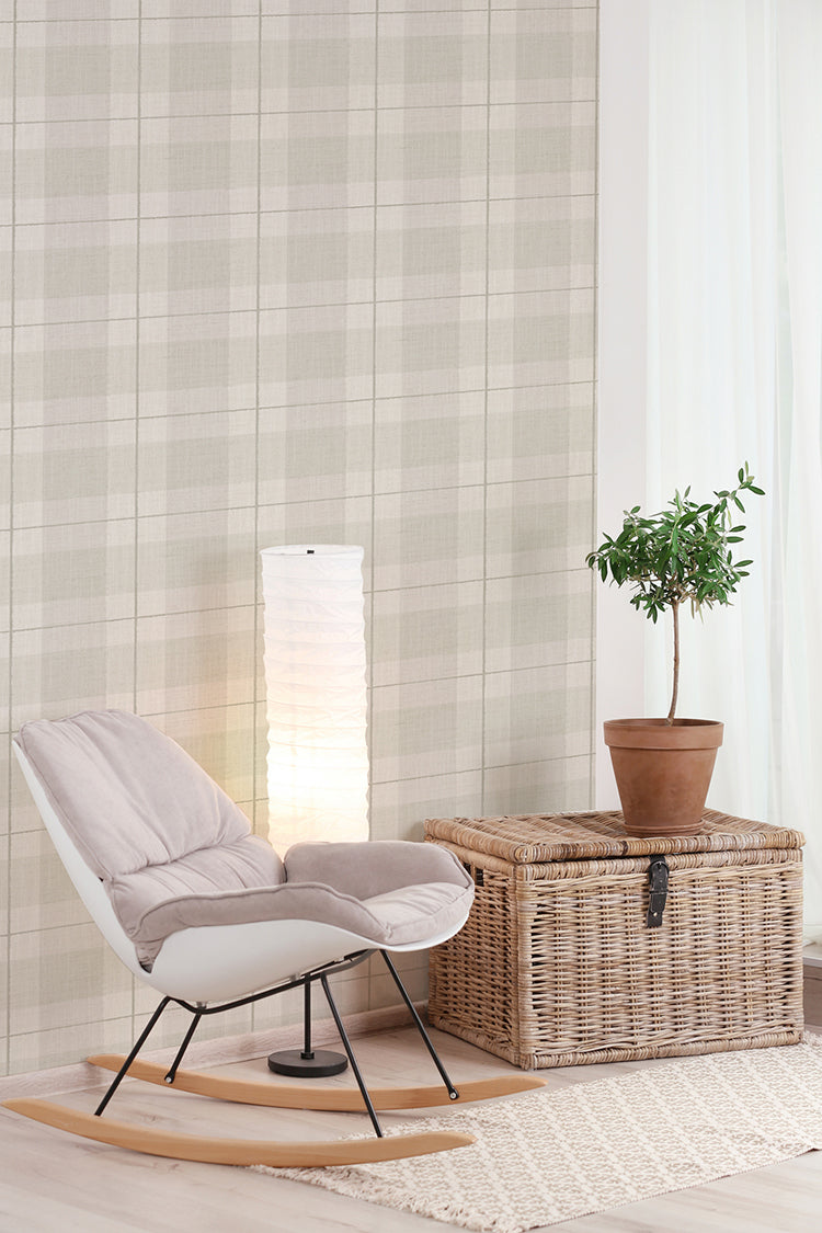 Tartan Plaid (HelloCircus x HouseofChais), Wallpaper in kitchen
