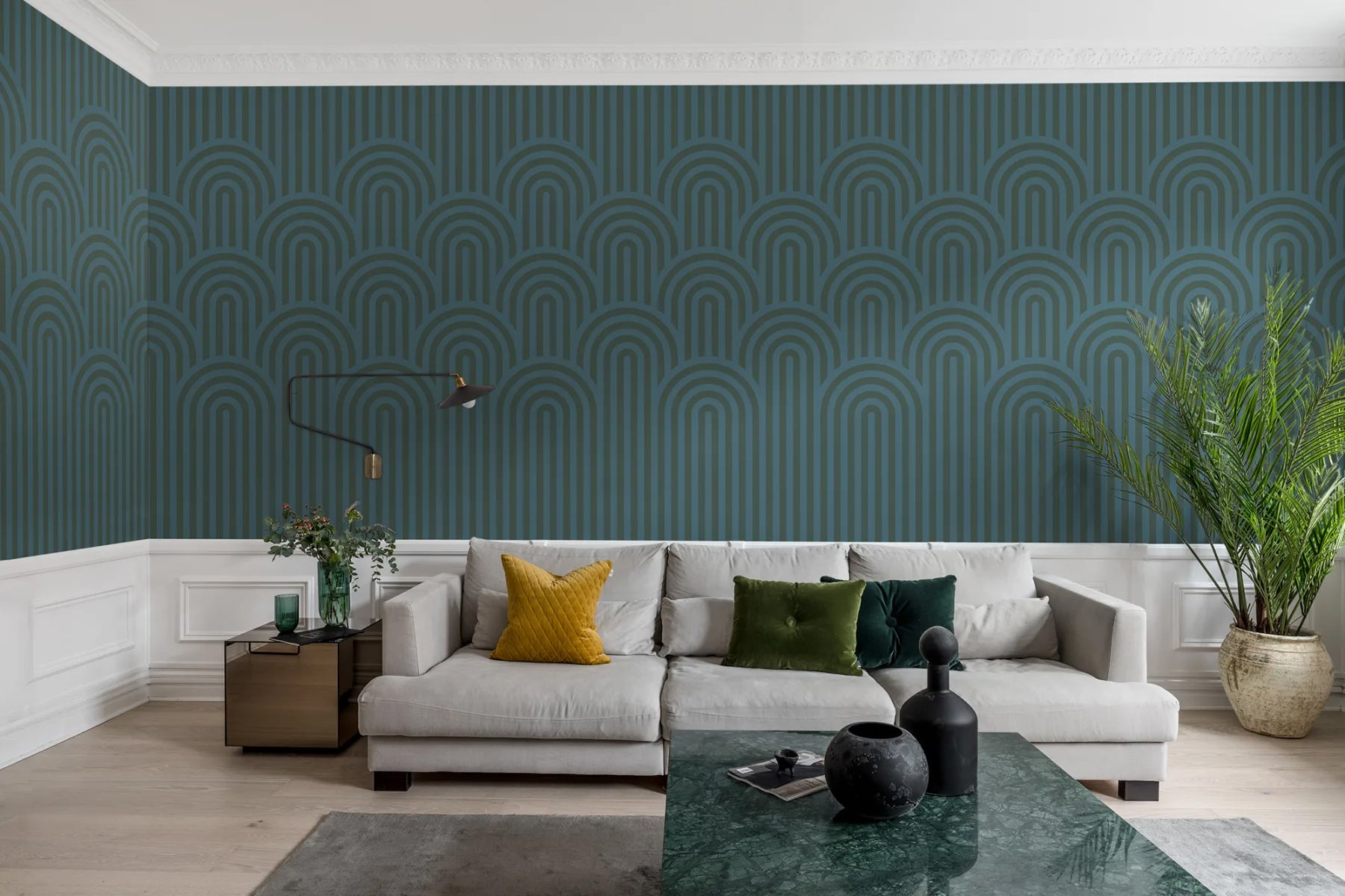 Arch Hills, Geometric Pattern Wallpaper