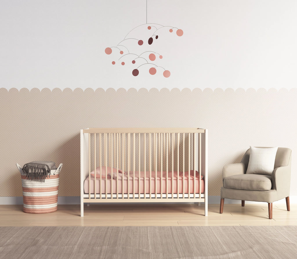 Scallops Accent Wallpaper