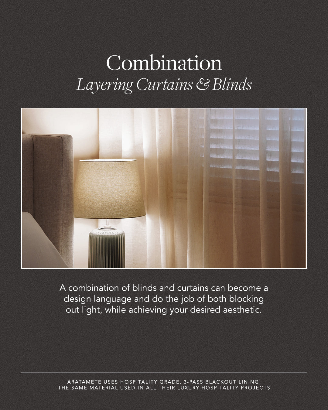 Layering Curtains and Blinds by Hello Circus x Aratamete