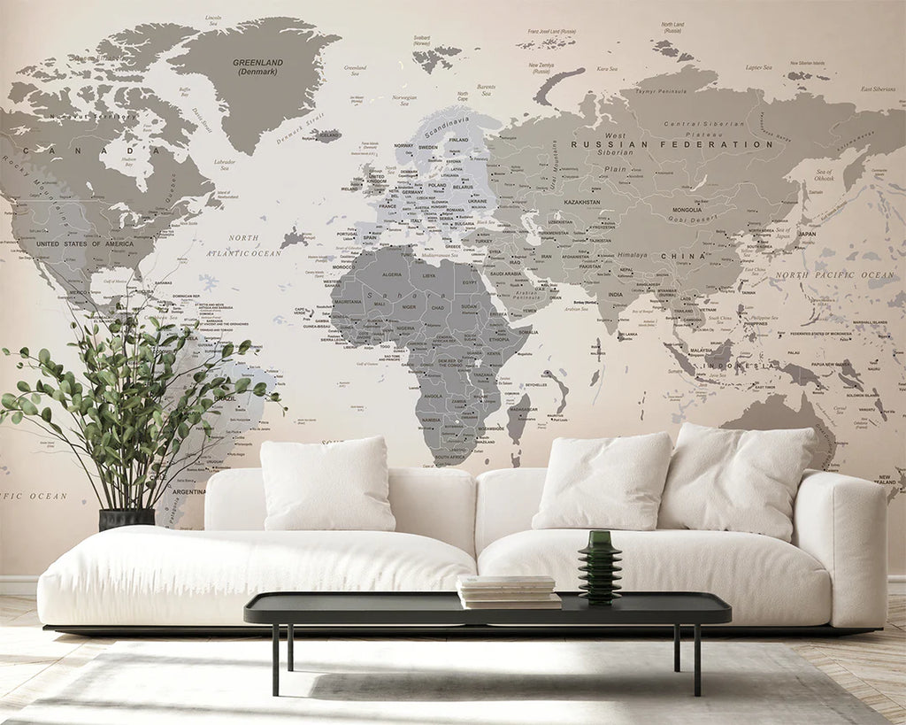 Explorer Atlas World Map Wallpaper