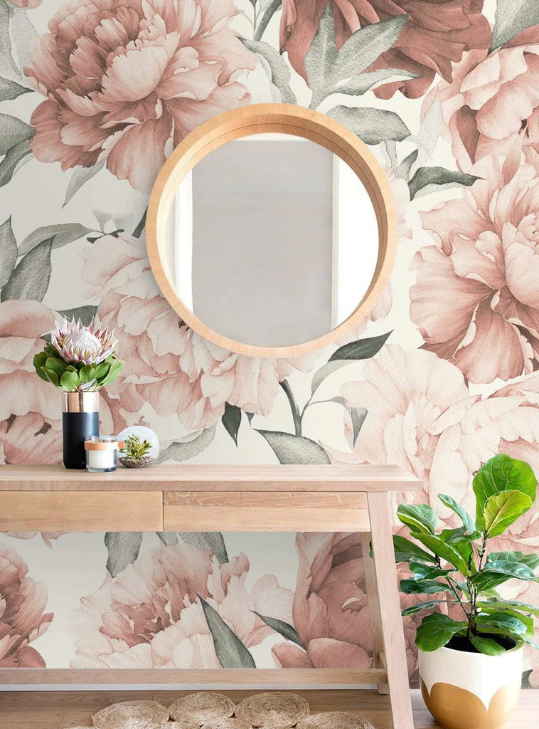 Peonies Garden Wallpaper