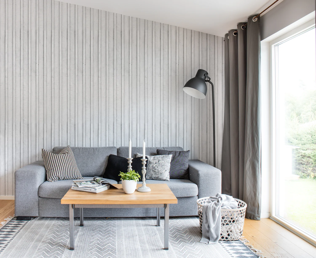 Swiss Cottage Stripes Wallpaper