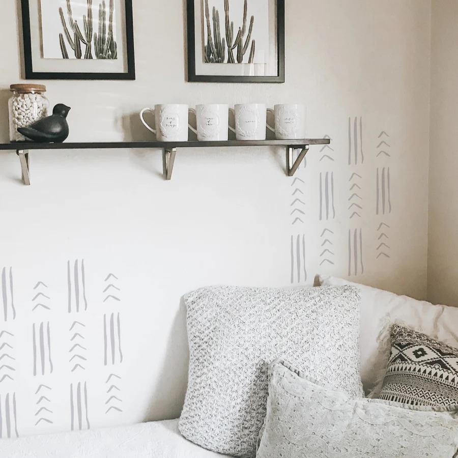 941ebf_cef359ee59c54fff81cf8be02272393c_mv2_900x.jpg Tribal Geometric Lines, Wall Decals in living room