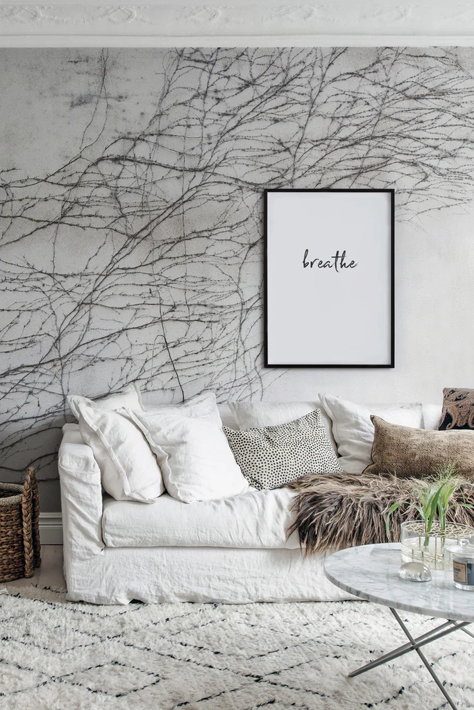 Breathe, Wallpaper in living room