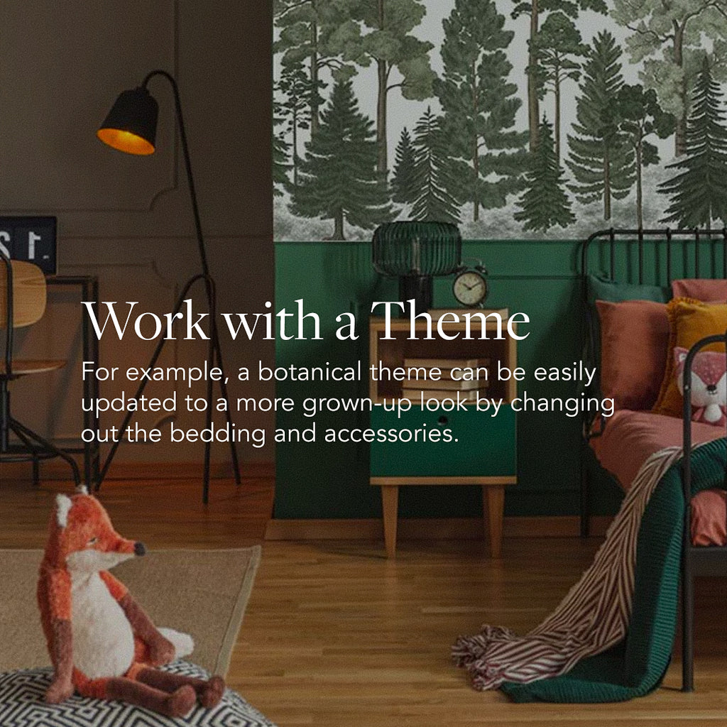 Kid's room tip - Select a theme or style that can be easily updated