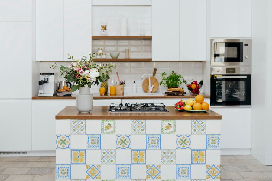 tiles capri kitchen wallpaper