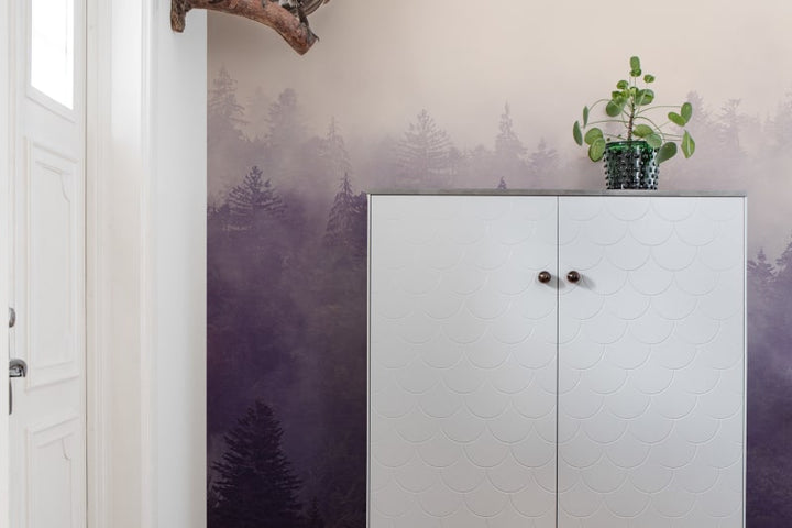 Misty Wildwoods Wallpaper in hallway